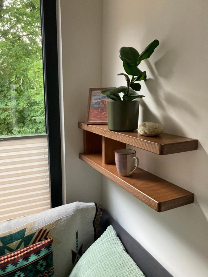 Tiny House Im Seecontainer Mit Parkplatz, Glasfaser, Netflix, Veranda Und Gehobener Ausstattung Coburg Eksteriør billede