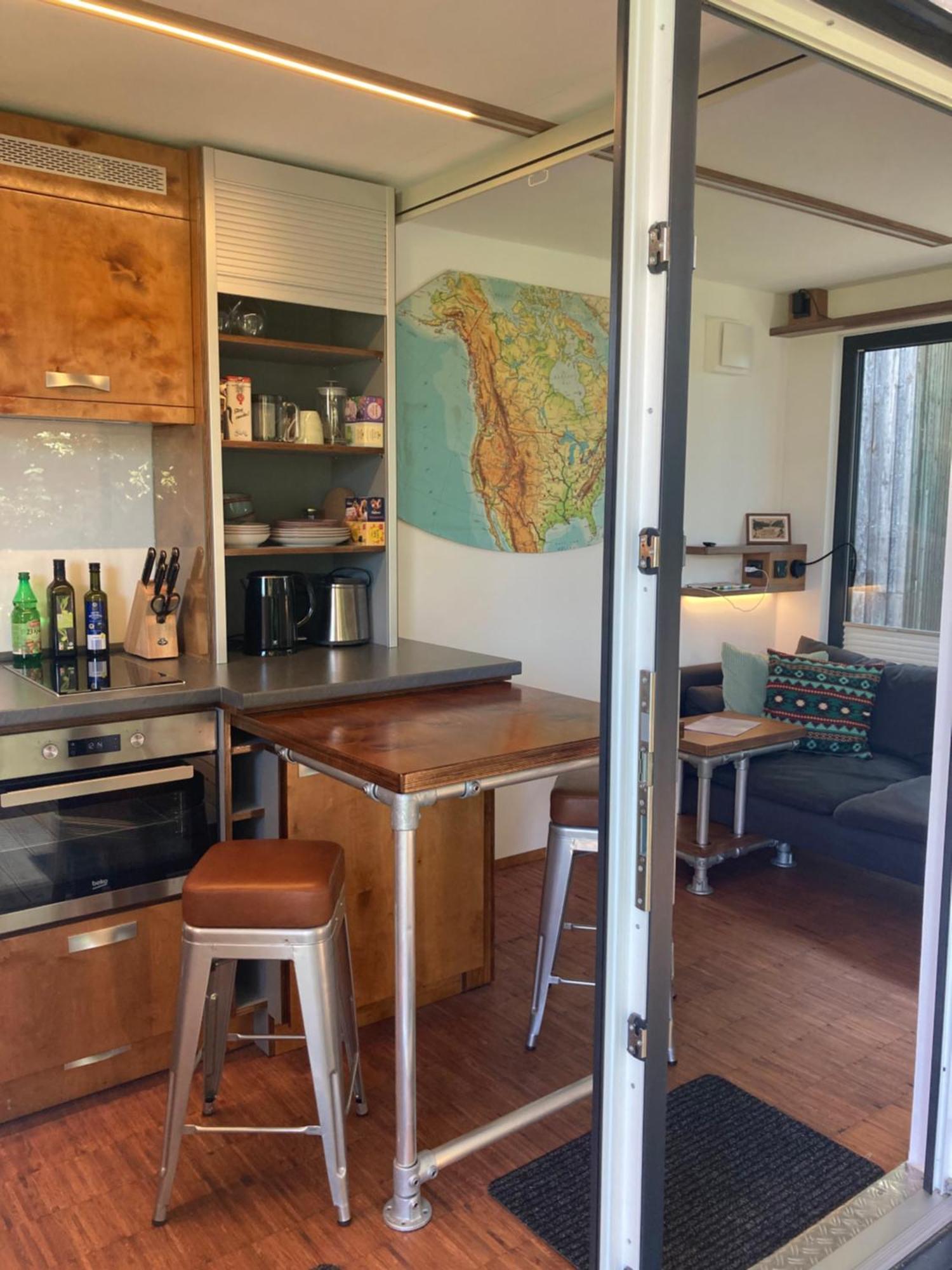 Tiny House Im Seecontainer Mit Parkplatz, Glasfaser, Netflix, Veranda Und Gehobener Ausstattung Coburg Eksteriør billede